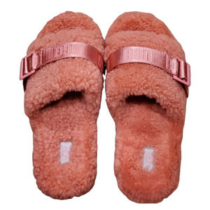 UGG Australia Women's Fluffita Pink Blossom Slippers Size 7